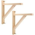 thumbnail image 1 of Miangastore 2pcs Shelf Mounting Bracket Wall Mounted Shelf Support Shelf Bracket Triangular Shelf Bracket, 1 of 8