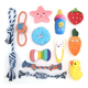 thumbnail image 1 of "Juguetes Para Mascotas, Juguetes Para Perros, Pack De 12pzs estrella Belug Multicolor ", 1 of 5