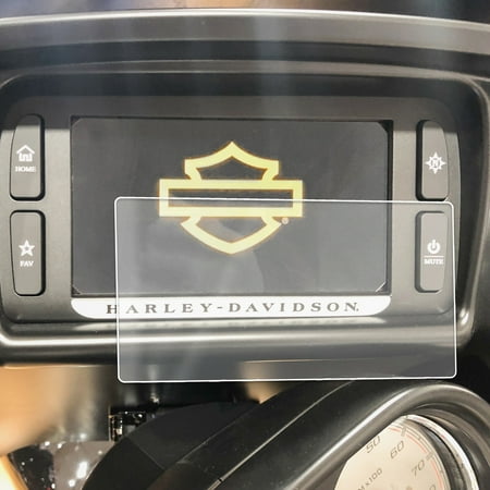 - 2014-2018 Compatible with Harley Davidson Road Glide Boom Box Motorcycle Screen Saver 1pc Custom Fit Invisible High Clarity Touch Display Protector Minimizes Prints 6.5 Inch