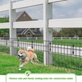 thumbnail image 4 of NEX 10Pcs Garden Fence Panels Lawn Flower Rustproof Animal Barrier Border Yard Decor, 4 of 4
