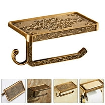 Raindrops  Bathroom Shelf Chrome Wall Mounted Tissue Holder Toilet Paper Stand