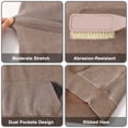thumbnail image 6 of TOPTIE Men's Vintage Washed Crewneck Sweatshirt Oversized Relaxed Fit Drop Shoulder, Unisex Pullover Casual Streetwear-Army Green-XL, 6 of 6