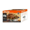 thumbnail image 3 of IMUSA 18" Cajun Cast Aluminum Oval Roaster with Lid & Tray, 3 of 10