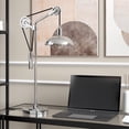thumbnail image 2 of Evelyn&Zoe Neo 33.5" Tall Solid Wheel Pulley System Table Lamp with Metal Shade in Polished Nickel/Polished Nickel, 2 of 7