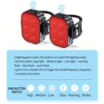 thumbnail image 4 of QJUHUNG 1 set Bright Waterproof LED Bicycle Headlight and Taillight Set - 12 Hour Working Time  Type-C Rechargeable for Safe Cycling at Night, 4 of 7