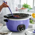 thumbnail image 4 of GreenLife 6qt Healthy Ceramic Nonstick Slow Cooker | Periwinkle, 4 of 10