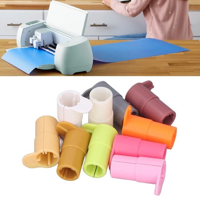 Pen Adapter Set, Standard Size Lightweight ABS Pen Adapters Replacement Parts with Number Marking for Cutting Machine