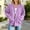 Purple, variant on Women's Corduroy Zip Up Jacket Long Sleeve Ribbed Fall Coat Casual Lightweight Flattering Outerwear with Pockets for Everyday Lounge and Office Wear