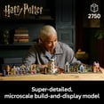 thumbnail image 4 of LEGO Harry Potter Diagon Alley Wizarding Shops Building Set for Adults - Collectible Kit for Harry Potter Fans With 12 Microfigures - Gift Idea for Men, Women, Fans - 76444, 4 of 9