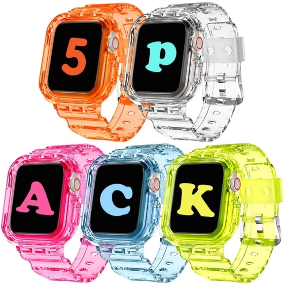 DABAOZA Wristwatch Band Compatible for Apple Watch with Case Bumper(42mm/44mm/45mm)