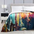 thumbnail image 2 of Blanket,Colorful Achill Island,Soft And Warm Throw Blanket,Fleece Blanket Sofa, 2 of 8