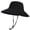 hgg018-Black, variant on Men Western Sun Hat Cowgirl Bucket Hats Sun Protection Snap Up Cowboy Hat for Fishing Beach Safari Hiking