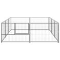 thumbnail image 3 of Dog Kennel Charmma Outdoor Dog Pen Silver 64.6 ft² Steel, 3 of 6