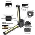 thumbnail image 3 of Upgraded Gym Lamp for Posing, 7-Level Dimming LED Work Light, Magnetic & Hanging Hook Camping Flashlight, USB-C Rechargeable, 3 of 5