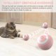 thumbnail image 3 of Pelota interactiva de juguete para gatos, juguete automático para gatos, juguete inteligente para gatos de interior, juguetes para gatos, regalo para tu gatito (rosa), 3 of 5