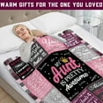 thumbnail image 3 of Wife Gifts Blanket, Wedding Anniversary Romantic Gifts for Wife, Wife Birthday Gifts from Husband, Presents for Wife, to My Wife Gifts, Mothers Day Wife Gift, Cozy Throw Blanket 60" x 50", 3 of 5