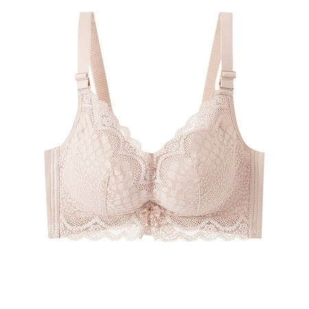 GENGING Tween Bras Womens Solid Ladies Tops Lace Lingerie Bras Hidden Clearance Deals Plus Size Underwear Bralette Bras Comfortable Bra