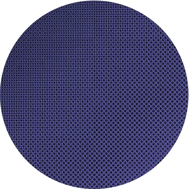 Ahgly Tapis d'Intérieur Lavable en Machine Carré Bleu Nuit, 3 Pieds Carré
