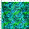 thumbnail image 4 of Soimoi Green polyester Crepe Fabric Colorful Butterfly Print Sewing Fabric Yard 42 Inch Wide, 4 of 5
