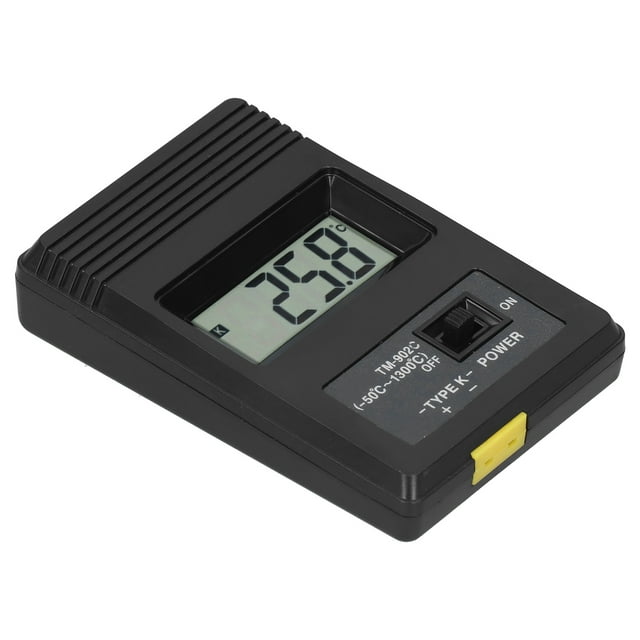 Termómetro Medidor De Temperatura Digital Pantalla LCD Termómetro Ambiental Herramienta De Medición TM902C