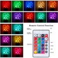 thumbnail image 3 of Lámpara de juego - Lámpara de juego con control remoto lateral - 16 colores - 4 modos de iluminación - Decoración de juegos (modelo A) -, 3 of 5