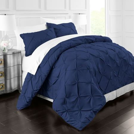 Park Hotel Collection 3 Piece Pinch Pleat Duvet Cover Set by Noble