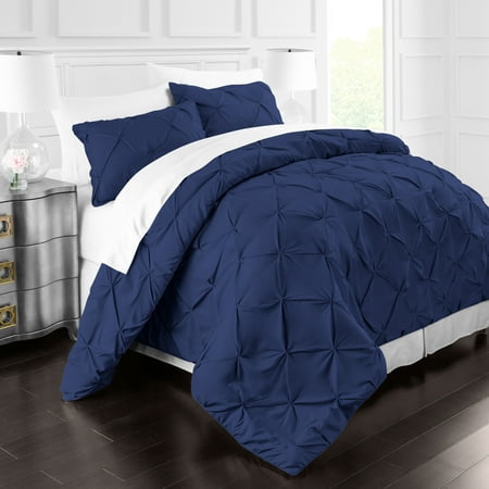 - Park Hotel Collection 3 Piece Pinch Pleat Duvet Cover Set