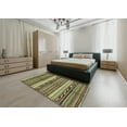 thumbnail image 4 of Ahgly Company Indoor Square Abstract Avocado Green Area Rugs, 3' Square, 4 of 6