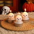 thumbnail image 2 of Mom's Best Letreros de mesa con luces de gato negro y calavera de calabaza para fiesta de Halloween, 3 piezas, 2 of 9