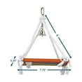 thumbnail image 2 of Penn-Plax Rope and Wood Platform Swing Bird Toy with Bell, 2 of 3