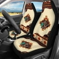 thumbnail image 2 of Tutolipy Aztec Cactus Print Fashion Car Seat Covers Full Set - Front and Rear Split Bench Protection for Women and Men, Easy to Install, Universal Fit for Auto Truck Van SUV, Set of 4, 2 of 3