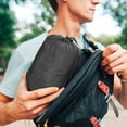 thumbnail image 5 of Hammock Nylon Portable Travel Camping Hammock,Black/Gray, 5 of 6