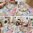 thumbnail image 5 of Brown Turtle Coastal Area Rugs 3'x5', Small Throw Rugs for Living Room Bedroom, Summer Beach Coral Seahorse Ocean Octopus Indoor Outdoor Rug Non-Slip Low Pile Carpet Runner Reversible Floor Mats, 5 of 8