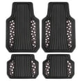 thumbnail image 2 of Hello Kitty Cute Rubber Car Floor Mats, Heavy Duty Non-Slip 4-Piece Set, Cute Universal Auto Accessory, for Car Truck SUV Van, Black, 2 of 10