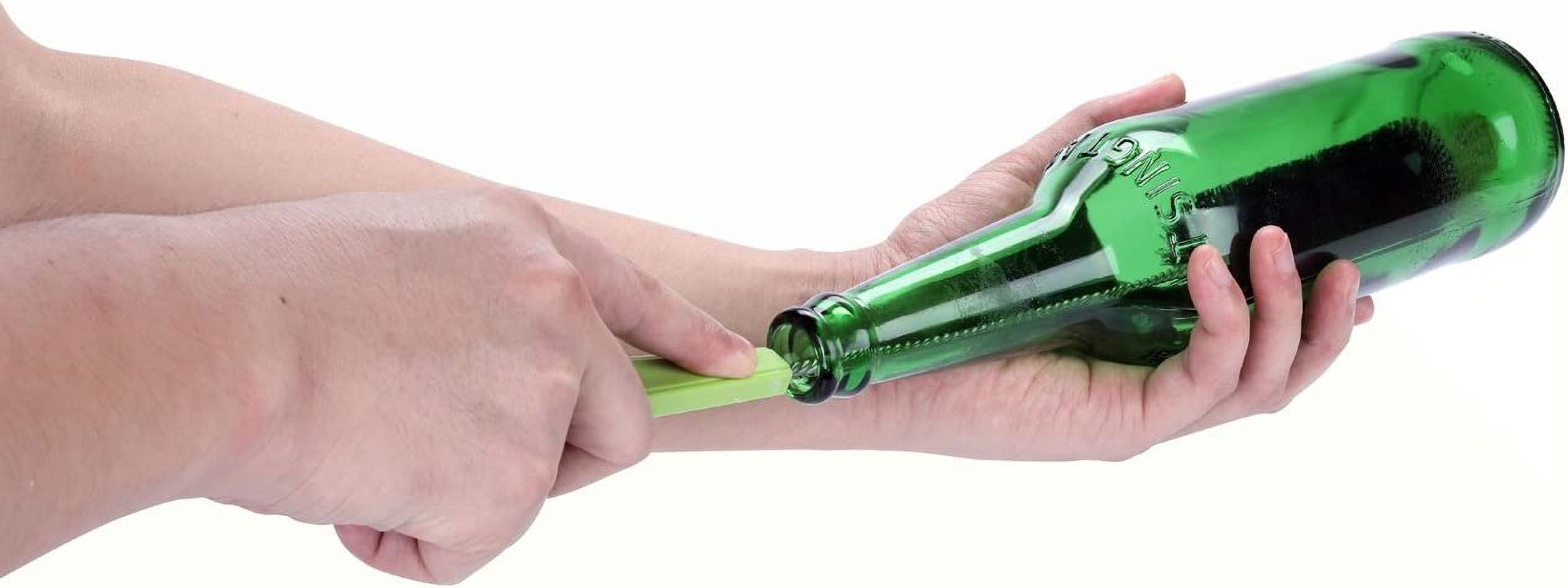 4 pcs ultra-long bottle brushes, bottle brush cleaners for narrow bottles beer, wine, kombucha, carafe, water bottles, thermoses (40 cm)