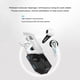 thumbnail image 4 of Auriculares Bluetooth para juegos de estilo mecánico con sonido de alta resolución, micrófono, reducción de ruido y baja latencia para uso profesional., 4 of 9