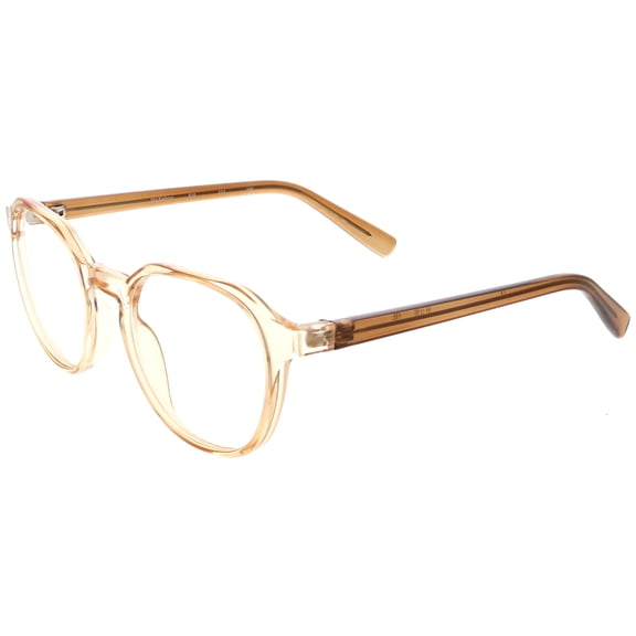 Womens Kathryn Rx'ble Eyeglasses with Case, AMBER
