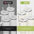 thumbnail image 5 of Kdxio Rustic Christmas Ornaments Name Plate Compatible Stanley Cups Name Tag Acrylic Nameplate Tumbler Lid Topper for Cup Accessories, 5 of 9