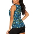 thumbnail image 3 of Lsque Machinery Road Construction Printed Workout Tank Tops for Women, Athletic Sports Tank Tops, Compression Sleeveless Dry Fit Shirts,Sleeveless Yoga Shirt-Small, 3 of 9
