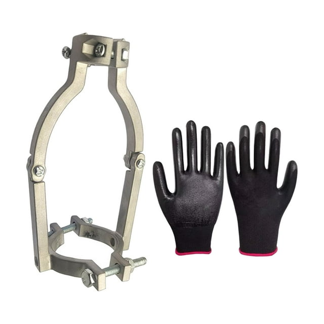 DOLITY Convertisseur de Tenon Carré en Métal Outil de Localisation de Banc avec Gants