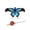 Sky Blue - 30cm, variant on 11.8in Dynamic Wing Beach Kite with Fishing‑Style Rod & Line Easy‑Fly Outdoor Family Flying Toy Multi‑Color Recreational Kite for Adults Garden Park Beach Activities