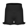 thumbnail image 4 of RUTAYY Toddler Girls Athletic Ruffle Shorts High Waisted Yoga Dance Shorts Comfy Workout Gymnastics Shorts Trouser Comfort Pants, 4 of 5