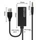 thumbnail image 4 of 2X Convertidor de Audio Digital una AnalóGico de 192 KHz, Toslink ÓPtico Digital una Adaptador de Cable de Audio AnalóGico de 3,5 mm Jack, 4 of 5