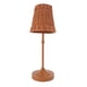 thumbnail image 5 of Lámpara De Mesa De Ratán, Lámpara Decorativa Hecha A Mano, Moderna, Funciona Con Pilas, Para Uso En Interiores Y Exteriores, 5 of 7