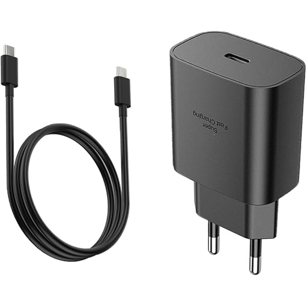 Eryueer 25W Europe USB Type C Super Fast Wall Charger European Travel Adapter Block Compatible with Samsung Galaxy S26 S25 S24 S23 S22 S21 Ultra Plus A25 A15 A53 A52 iPhone Pixel Euro EU