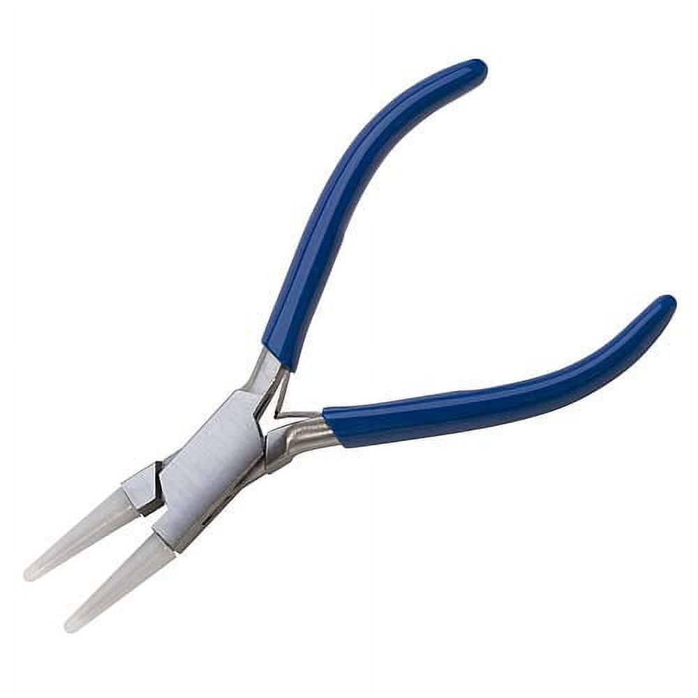 Eurotool Large Double Nylon Jaw Jewelry Pliers - Round Nose