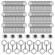 thumbnail image 2 of Kit de 360 anillos de llavero, anillos de llavero de 1 , incluye 90 anillos de llavero con cadena, 90 anillos alfileres, 2 of 7