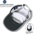 thumbnail image 5 of GADIEMKENSD Folding Reflective Design Breathable Nylon Outdoor Cap, White, 5 of 6