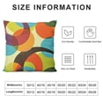 thumbnail image 5 of Acheng Mid Century Retro Circle Throw Pillow Covers Cushion Case for Sofa Bedroom Home Decor White, 5 of 5