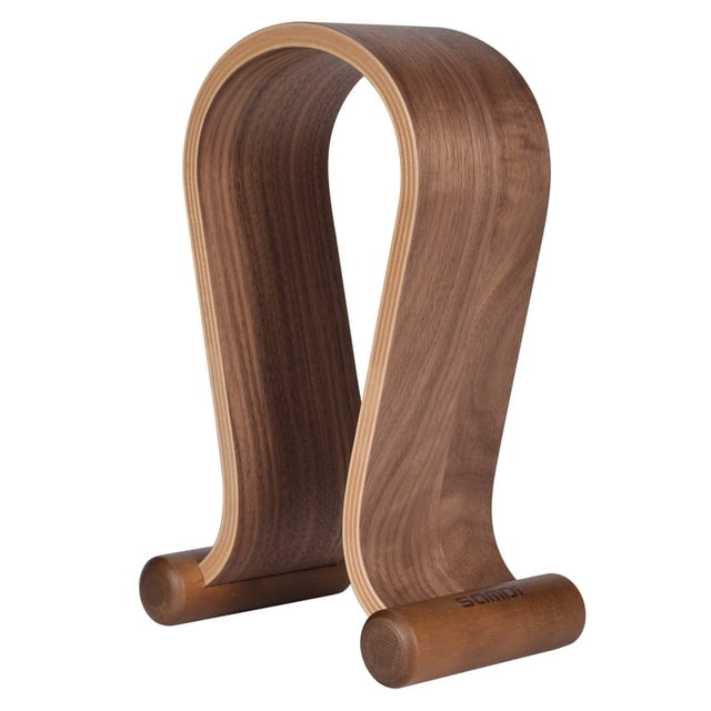 Soporte para Auriculares SAMDI SD-009Wa de Madera de Nogal Diseño Omega Universal